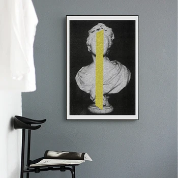 

Classic Sculpture Posters and Prints Wall Art Abstract Canvas Painting Wall Pictures For Living Room Home Decoration