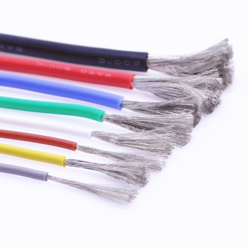 Heat-resistant silicone wire12AWG 13 14 15 16awg 17 18 20 22 24 26 28 30 AWG high temperature 200 Â° cold-resistant -60 Â°