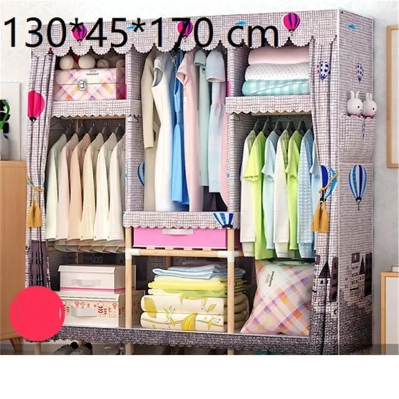 Tela Yatak Odasi Mobile Armario Almacenamiento Meuble De Range Closet Mueble мебель для спальни Guarda Roupa гардероб - Цвет: Version AL