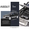 1:32 AUDI Q7 SUV Alloy Car Model Diecast & Toy Vehicles Metal Car Model Simulation Collection Sound and Light Childrens Toy Gift 3