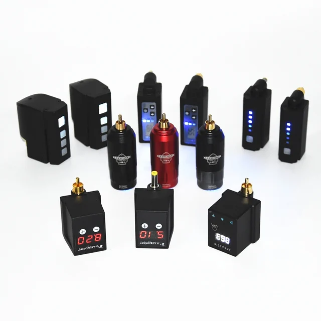 Wireless Tattoo Mini Power 1200mA/h 1500mA/h 2000mA/H 2500mA/h RCA DC