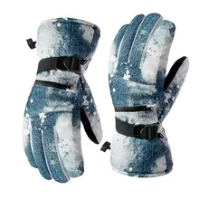 Перчатки для катания на лыжах, сноуборде, ветрозащитные, водонепроницаемые, для женщин и мужчин, зимние варежки с сенсорным экраном, для езды на мотоцикле, зимние перчатки, Новинка