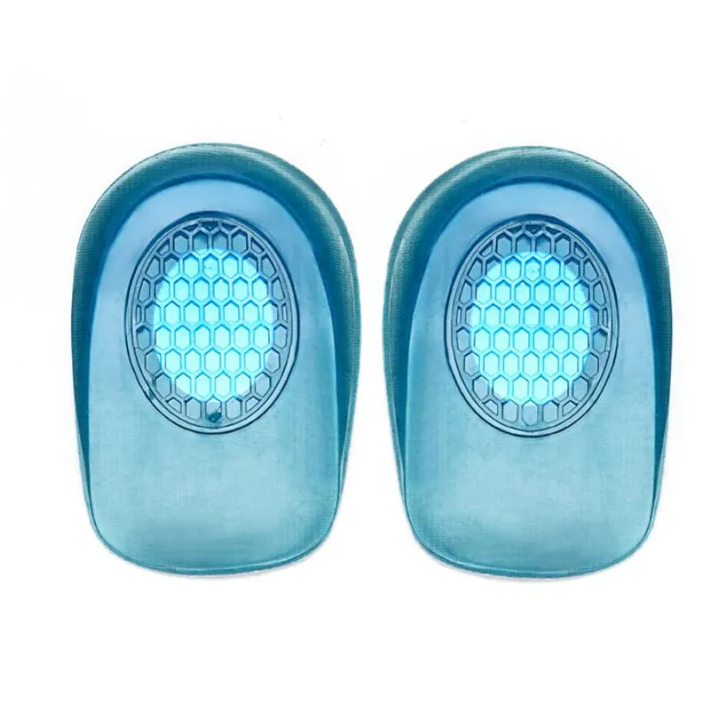 1Pair Silicone Gel orthopedic Insoles Back Pad Heel Cup for Calcaneal Pain Health Feet Care Support spur feet cushion pads Tools
