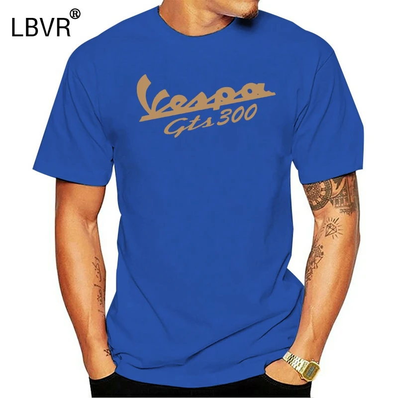 Мужская футболка крутая Gts 300 Vespa S-3xl летняя хлопковая забавная новые футболки для