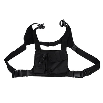 

Walkie-Talkie Nylon Chest Bag Backpack Two-Way Radio Vest Walkie-Talkie Shoulder Bag