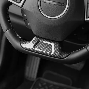 

Carbon Fiber Style Steering Wheel Cover Trim Decoration For Chevrolet Camaro 2017+ Black High quality