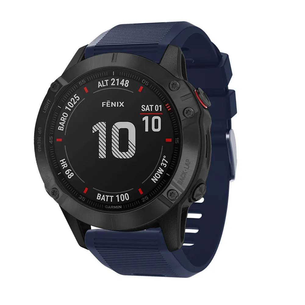 26 мм силиконовый ремешок для часов легкий быстрый быстросъемный Garmin Fenix 3 3HR/ 5X/5X