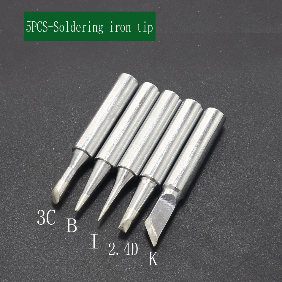 

5 piece / batch 900M-T Soldering iron tip lead-free soldering iron soldering head BGA soldering station tool