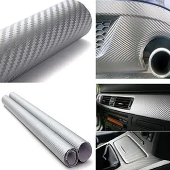 

3D Carbon Fibre Vinyl Film Car Wrap Sheet Film Sticker Waterproof Car Styling Accessories Hot Sale