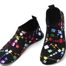 Водонепроницаемая обувь для плавания для мужчин и женщин; пляжная обувь для кемпинга; унисекс; Мягкие прогулочные кроссовки для плавания на плоской подошве; Zapatos De Mujer