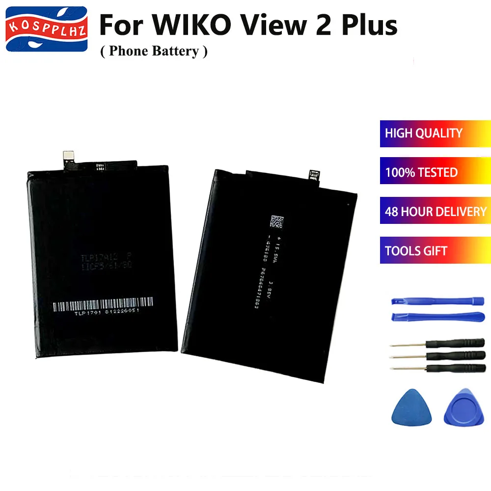 Аккумулятор для телефона wiko view 2 plus батарея Замена батареи Bateria для 4000 мАч wiko view 2 plus резервная батарея