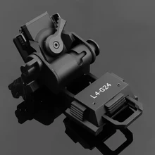 Черный шлем части L4 G24 NVG сплав металлический шлем Крепление CNC для быстрого