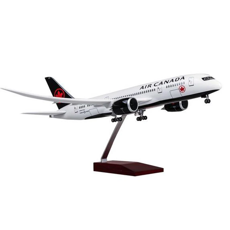 43 см Boeing B787 1/130 масштаб модель летательного аппарата канадских авиалиний с