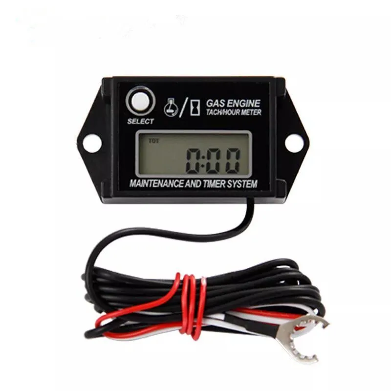 Motor Vehicle Gasoline Engine Induction Waterproof Tachometer Reset