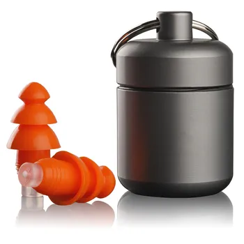 

1Pair Portable Silicone Ear Plugs Sound Insulation Ear Protection Earplugs Anti Noise Snoring Sleeping Plugs For Noise Reduction