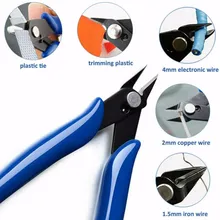 

Multi Functional 170 Flush Wire Cutter Blue Diagonal Cutting Pliers Side Cutter Nipper Electrical Tools Clamp Hand Tools