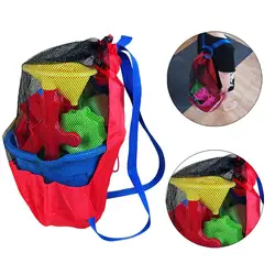 2019 горячая Распродажа портативная пляжная сумка складная Сеть Сумка для плавания детская игрушка для Пляжа Корзины Детские уличные