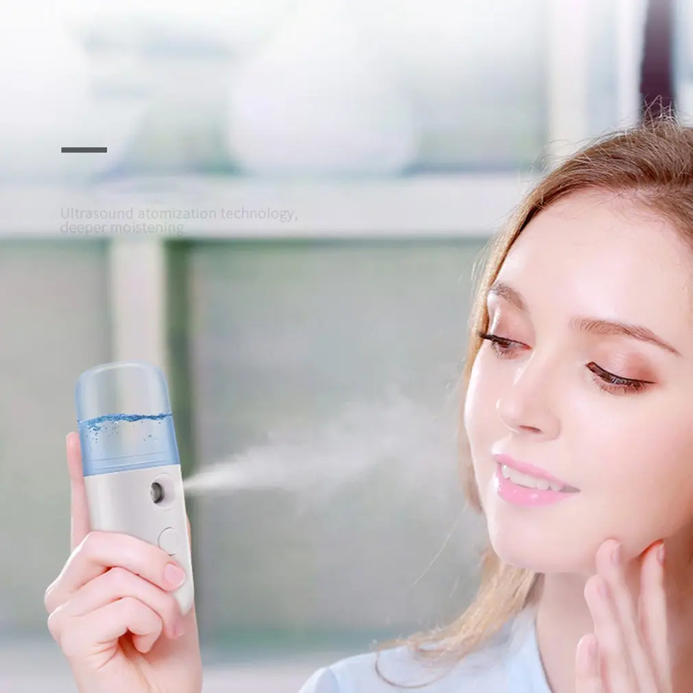 Mini Portable Face Evaporating Instrument Usb Charging Nano Spray Water Tank Mini Steamed Face Humidifier Portable 3