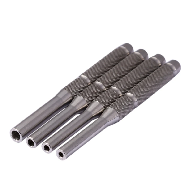 

1/8 5/32 3/16 7/32 Iron Hollow End Round Head Pins Set Punch Steel Grip Roll Pins Punch Tool