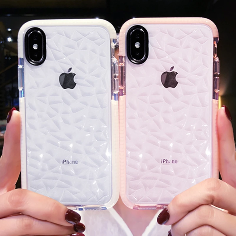 Роскошный Желейный чехол для телефона iPhone 11 Pro XR XS Max 7 6s 8 Plus прозрачный мягкий
