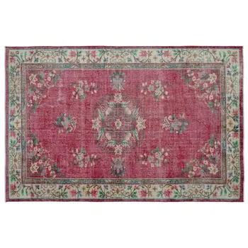 

Handmade Natural Vintage Turkish Area Rug 178x272 Cm-5'10''X8'11''