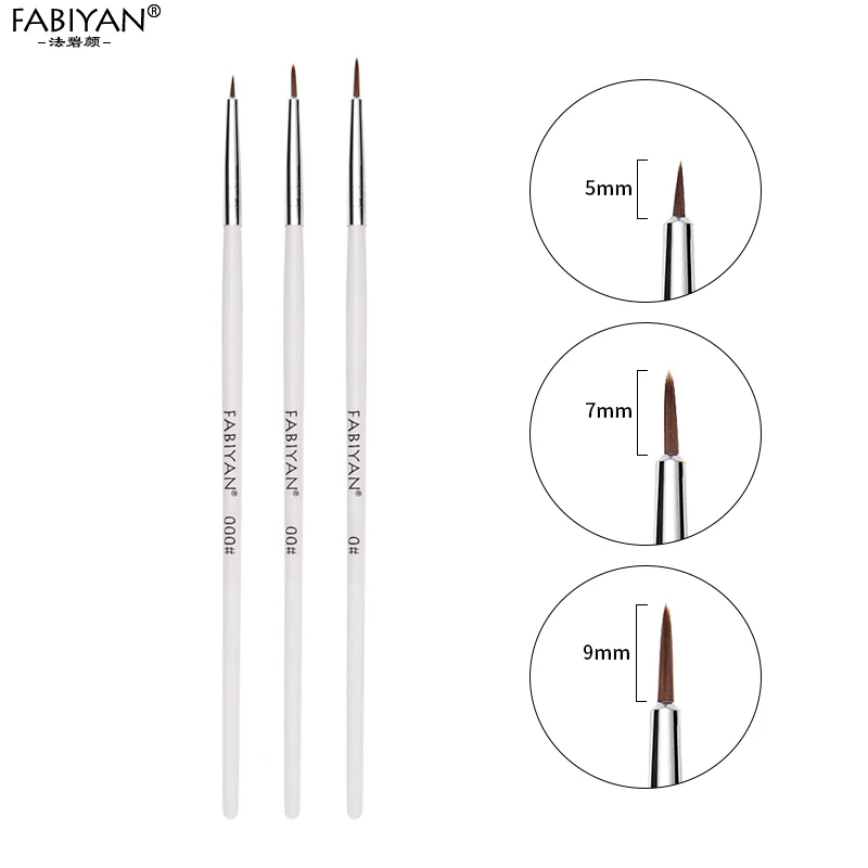 Nail Art Liner Полоса Ручка Живопись Цветок Акриловых УФ Гель Лак 3D Советы Дизайн