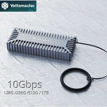 Yottamaster – disque dur SSD NVMe M2, SOES1 C3, 128, 256, 512 go, 1 to, Portable, 980 mo/s, usb USB C, Type C, Gen2