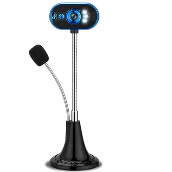 

USB2.0 3.0 HD camera fill light camera, with microphone night vision webcamara, adjustable for computer PC laptop Deskt 1080P