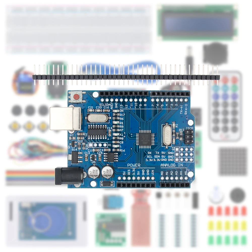 Новейший RFID стартовый набор для Arduino UNO R3 обновленная версия Обучающий набор с розничной коробкой электронный DIY комплект