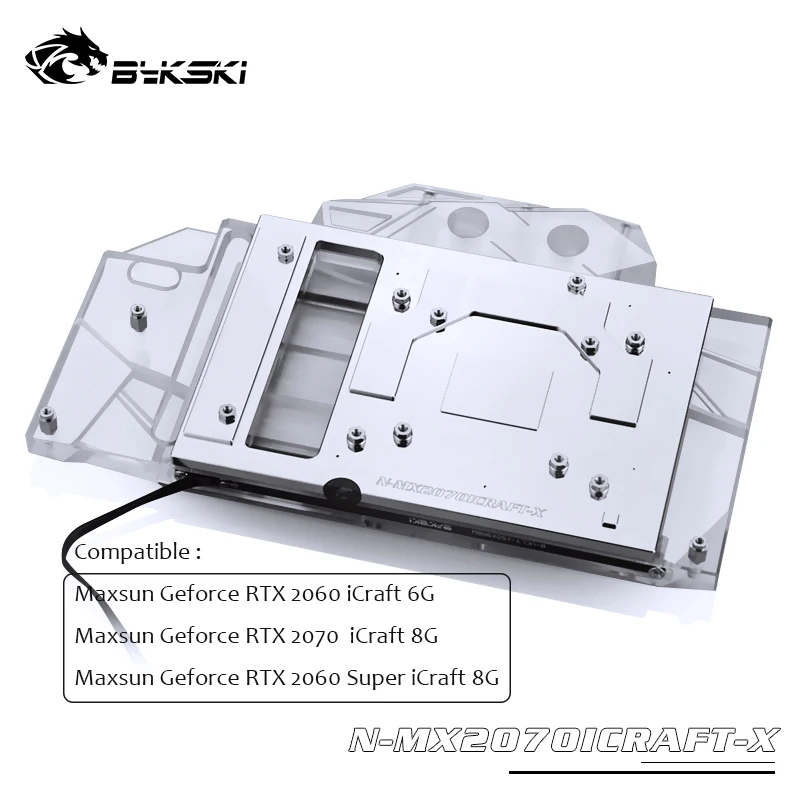 Best Price Bykski GPU Cooler for Maxsun Geforce RTX 2060 iCraft 6G/2070 iCraft 8G/2060 Super 2060 Super iCraft 8G N-MX2070ICRAFT-X