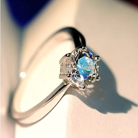 Настоящее Высокое качество Кристалл карат Моделирование Moissanite обручальное