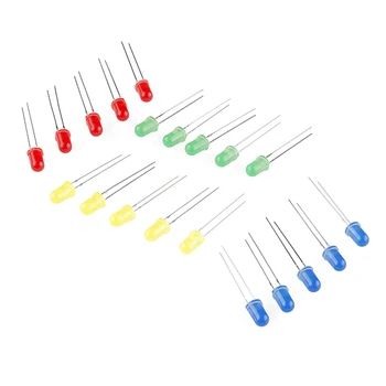 

5MM LED DIODE White Red Green Blue Yellow (Pack of 1000)