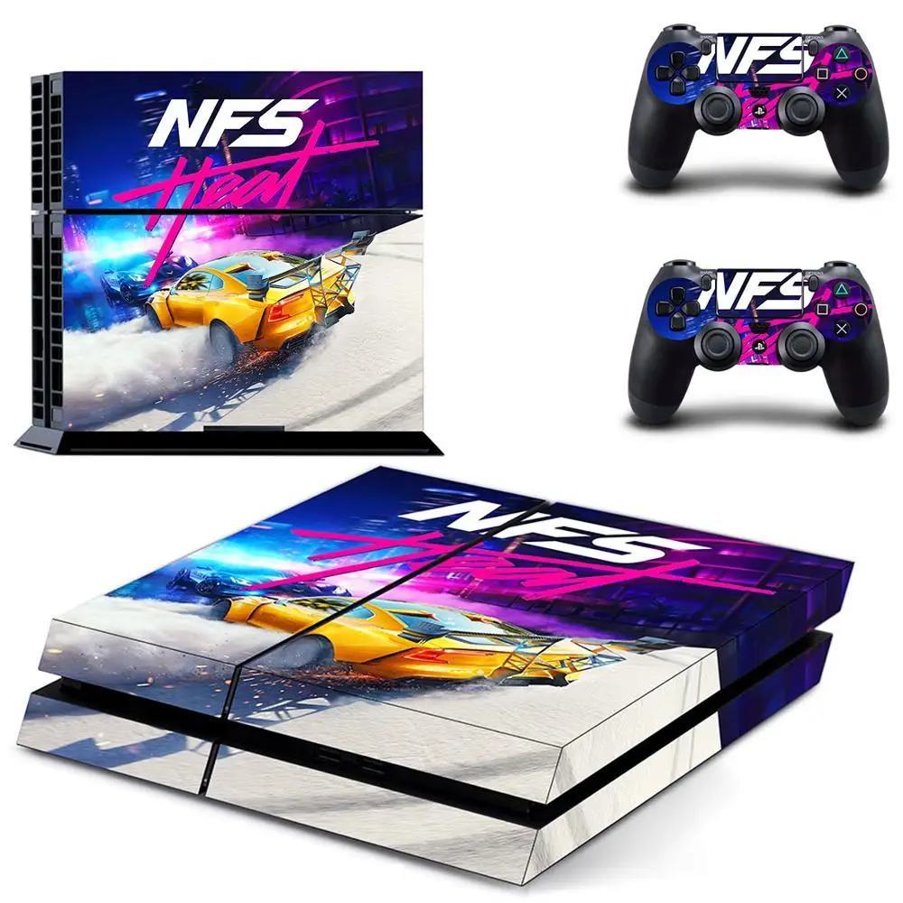 Need For Speed Nfs Ps4 Play Station 4 Skin Ps 4 Sticker Decals For 4 Ps4 Console Controller Skin Vinyl - Stickers -