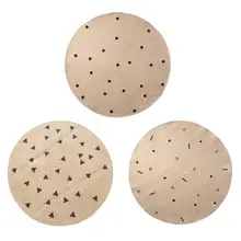 Уникальный ткацкий Плетеный джутовый коллекционный ручной тканый натуральный круглый коврик товары для дома коврик