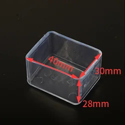 Enhanced Furniture Leg Protection Caps - Rubber Floor Protectors and Leveling Feet Covers - 8pcs (Rectangle 30x40mm)