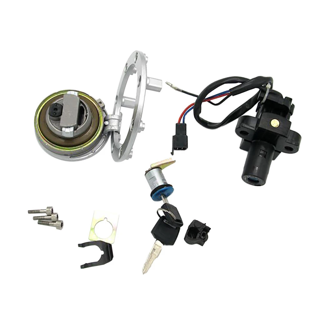 Ignition Switch Fuel Gas Cap Lock Key Set For Honda CB400 92-98 CB1 89-91 VT250