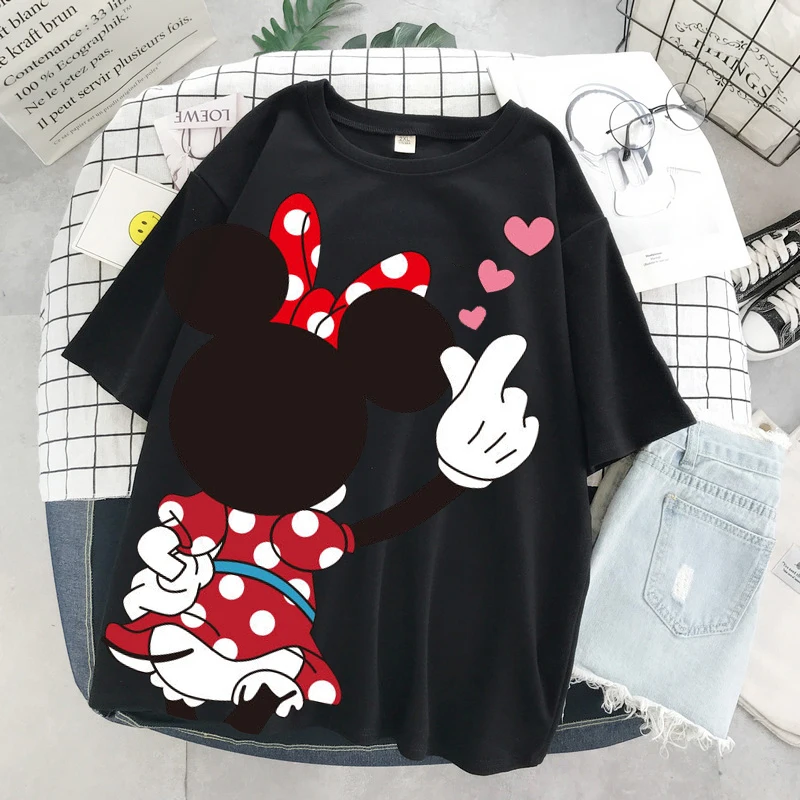Disney 2021 T shirt Women Cartoon 