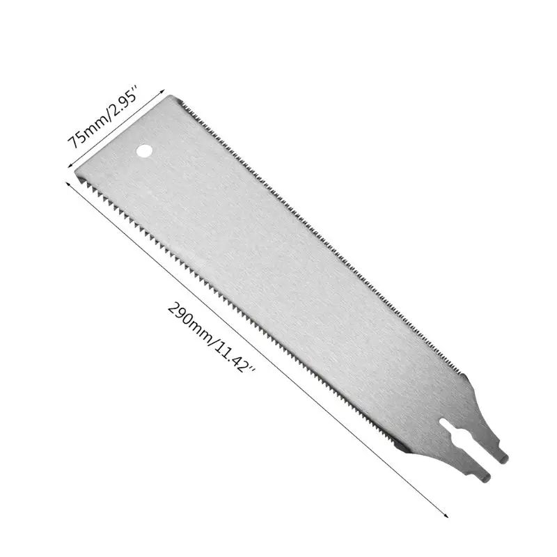 Hand Pull Saw Blade Replacement 250D Flexible Fine-toothed Woodworking Household Tool PVC ABS Pipes Garden Pruning Bamboo hand saw
