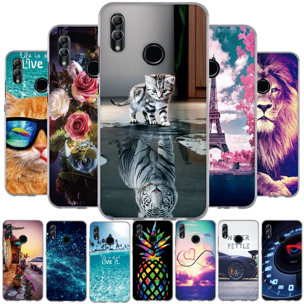 ТПУ чехол для Huawei P Smart 2019 силиконовый бампер Honor 10 Lite POT LX3 6 21 дюйма|Бамперы| |