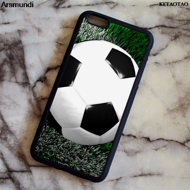 KETAOTAO Cool Personalized Number Name Soccer Foot Ball Phone Cases for iPhone 5S 6S 7 8 X 4s