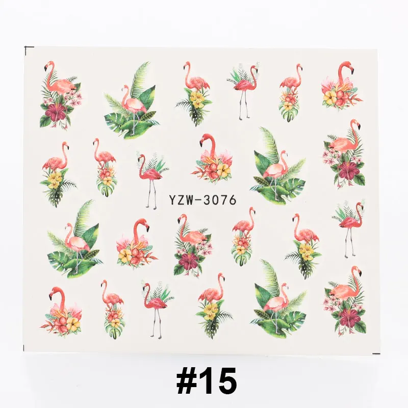 Модные наклейки для ногтей наклейки DIY горный хрусталь украшения водные искусства цветы вечерние рождественские водонепроницаемые наклейки для ногтей