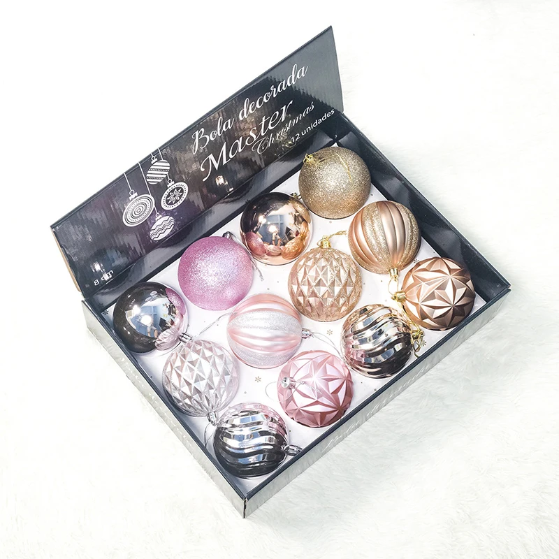 

12PCS 8cm Christmas Tree Xmas Balls Decoration Baubles Party Weddings Ornaments