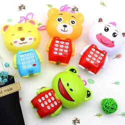 Téléphone portable avec Machine à musique pour l'apprentissage précoce, jouet électronique amusant, Mini téléphone portable, cadeau pour bébé, 1 pièce 