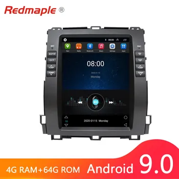 

10.4" Android 9.0 Car Radio DVD Player For Lexus GX470/Toyota Land Cruiser Prado 120 2002-2009 GPS Stereo Multimedia Navigation