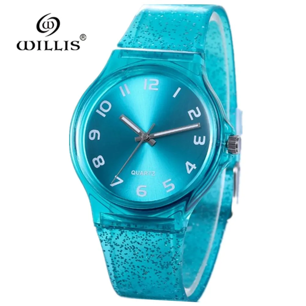 Женские наручные часы с силиконовым ремешком блестящие Лидер продаж модные