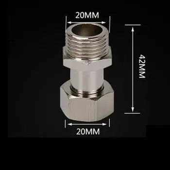 

1/2'' BSP Female-Male Thread Brass Electroplating Straight Connector Union Loose Joint Nut Coupling Pipe Fitting for Water