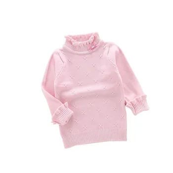 

Autumn New Style Sweater Burst Fashion Baby in Deep Neckline Plus Velvet Extra-large Autumn Children's Clothing