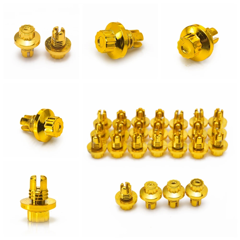EPMAN-25pcs/lot Plastic Rim Lip Replacement Wheel Rivets / Nuts For Wheel Cap Lip Screw Bolt Tires EPAS066G