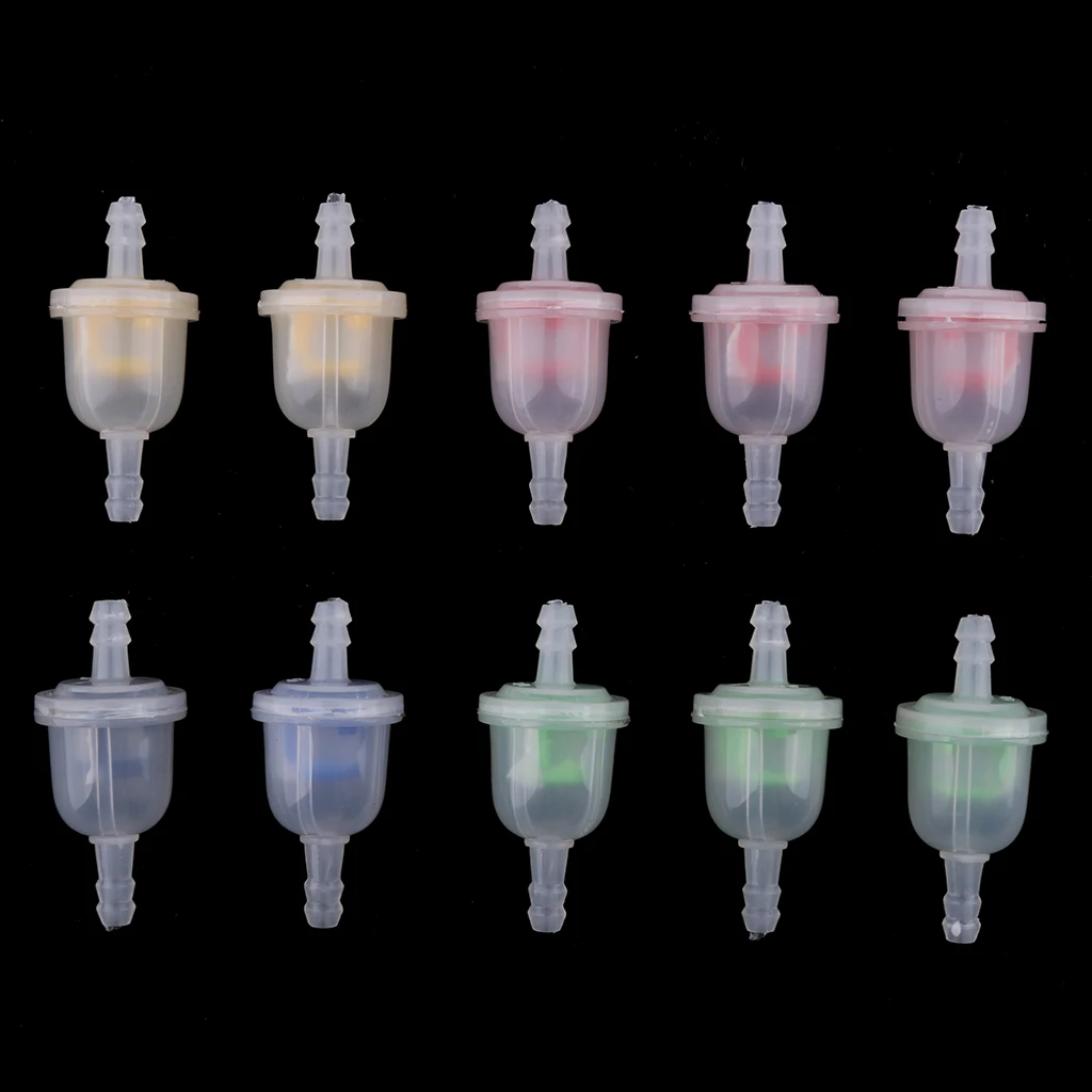 10pcs Petrol Fuel Filter For Honda Motorcycle Scooter & Quads Inline 7mm