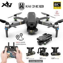 

XKJ KAI ONE Pro GPS Drone 8K HD Camera 3-Axis Gimbal Professional Anti-Shake Aerial Photography Brushless Foldable Quadcopter